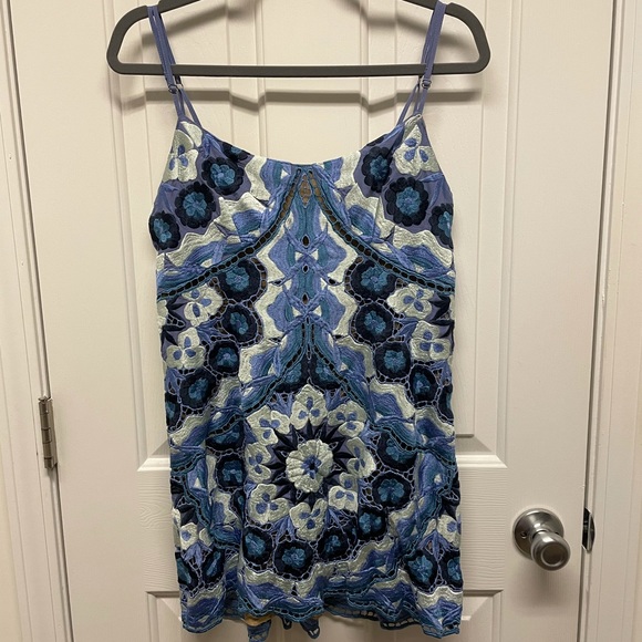 FREE PEOPLE Bali Electric Muse Embroidered Dress - Picture 1 of 3